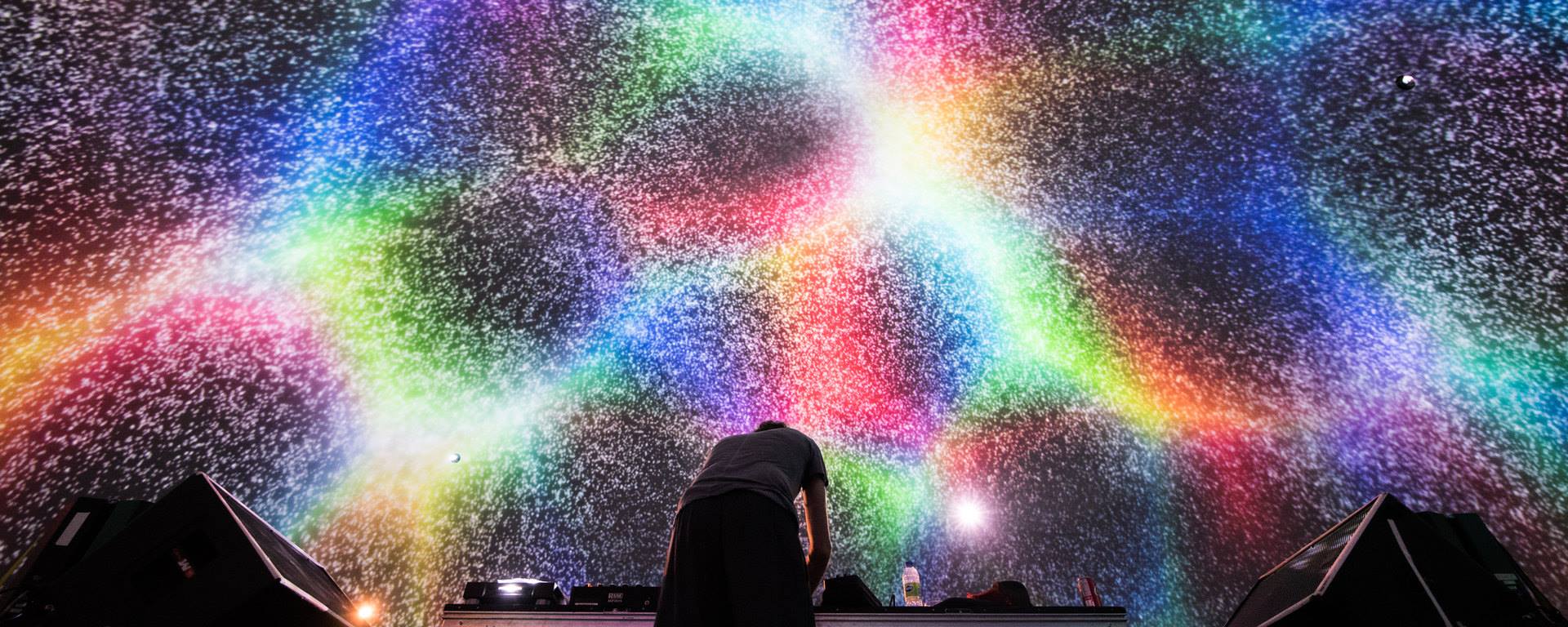 Diagraf's visual show @LaSAT with Acid Pauli
